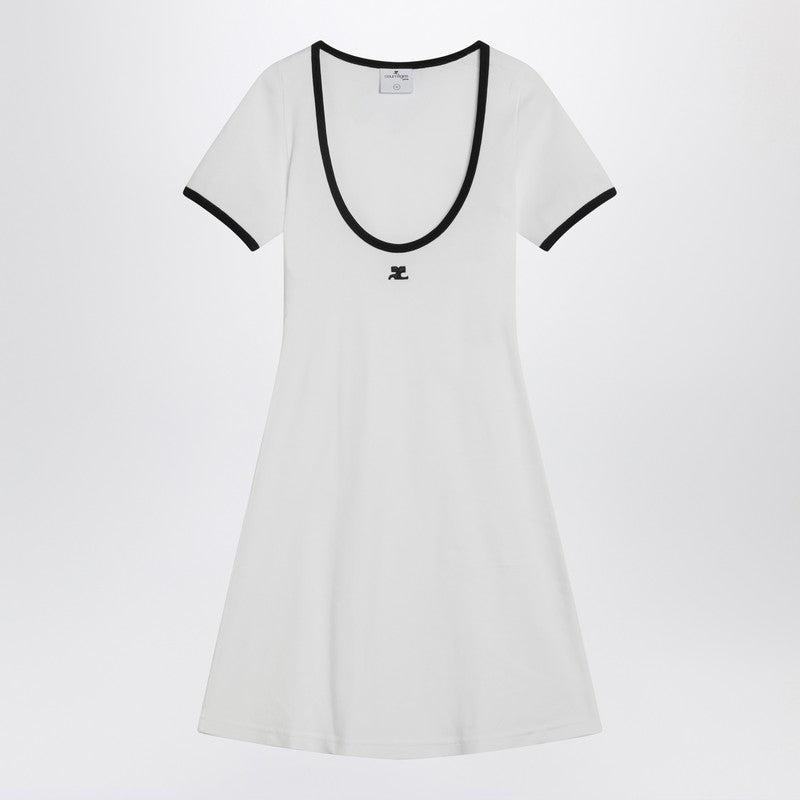 courreges Courrèges Mini Dress In Cotton