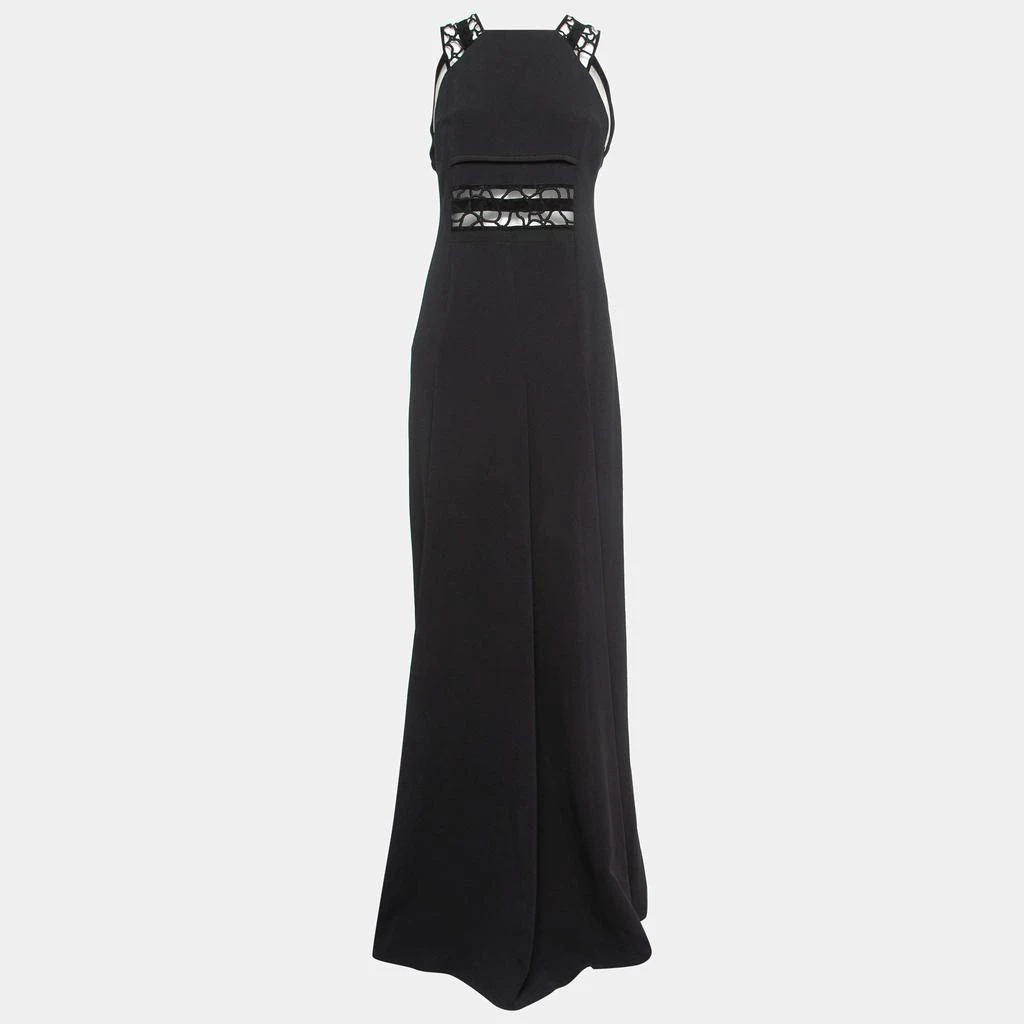 roland mouret black dress Iconic Fall 2005 Roland Mouret Heavily Documented Black Stretch Wool M –  Shrimpton Couture
