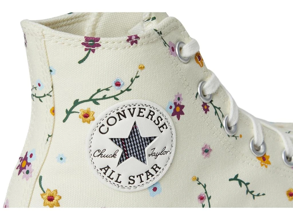 Converse Chuck Taylor All Star Lift Platform Embroidered Blooms 6