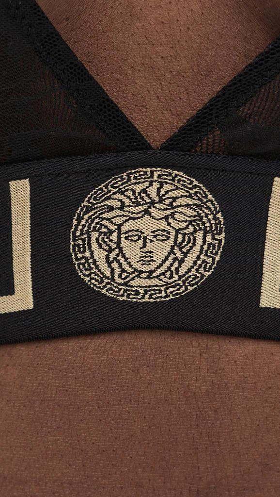 Versace Bra Tulle Barocco Jacquard + Iconic Elastic Bralette 5