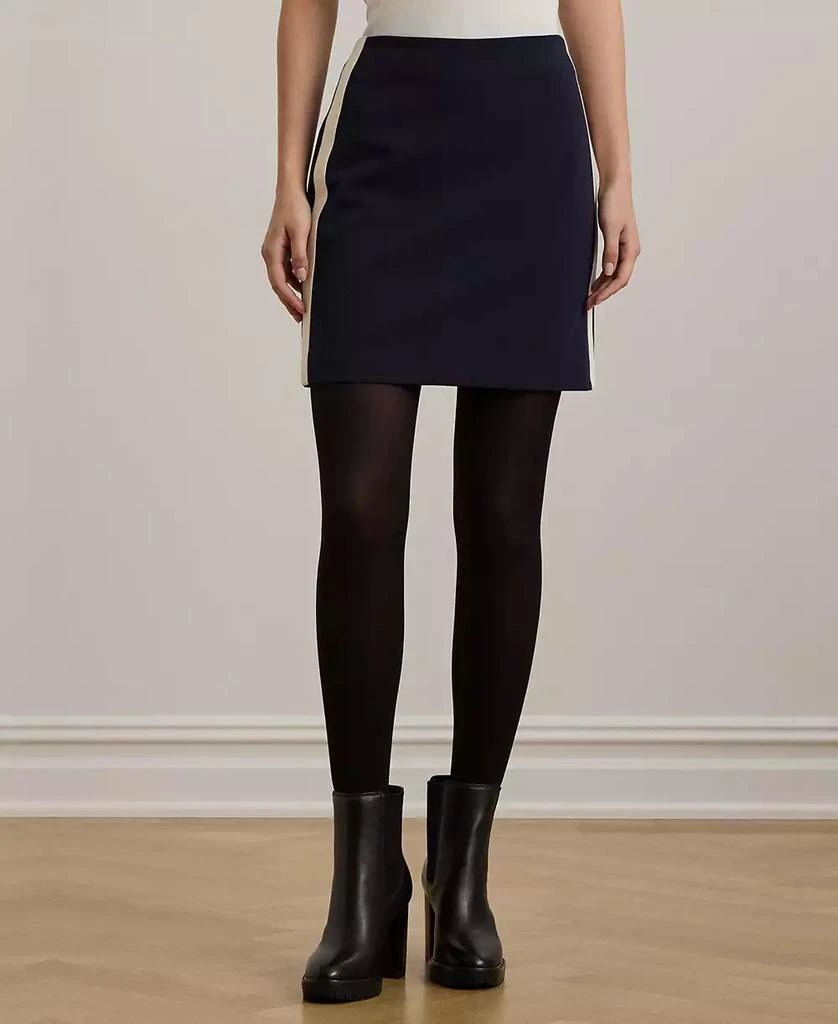 Ralph Lauren Women's Two-Tone Pencil Miniskirt 1