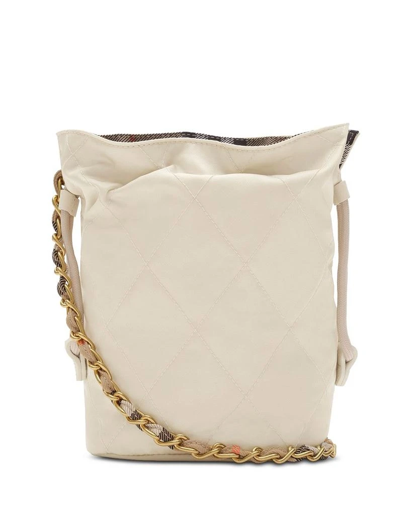 Burberry Quilted 
Check Reversible Horseshoe Chain Pouch 4