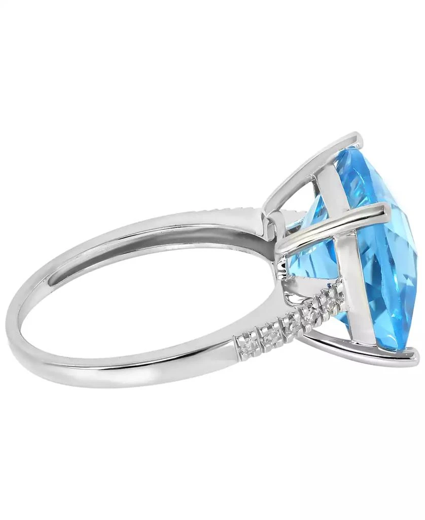 Macy
s Blue Topaz (7 ct. t.w.) 
Diamond (1/20 ct. t.w.) Ring in 14k White Gold 2