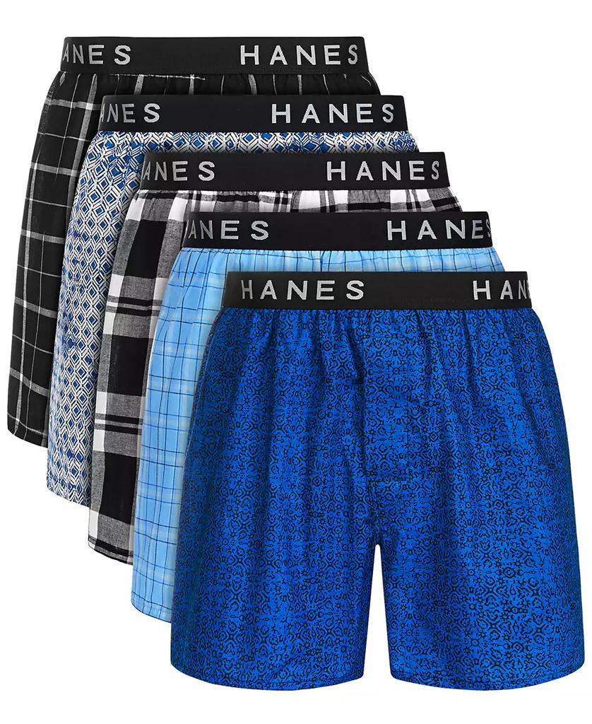Hanes Men's Ultimate 5-Pk. Moisture-Wicking Boxers