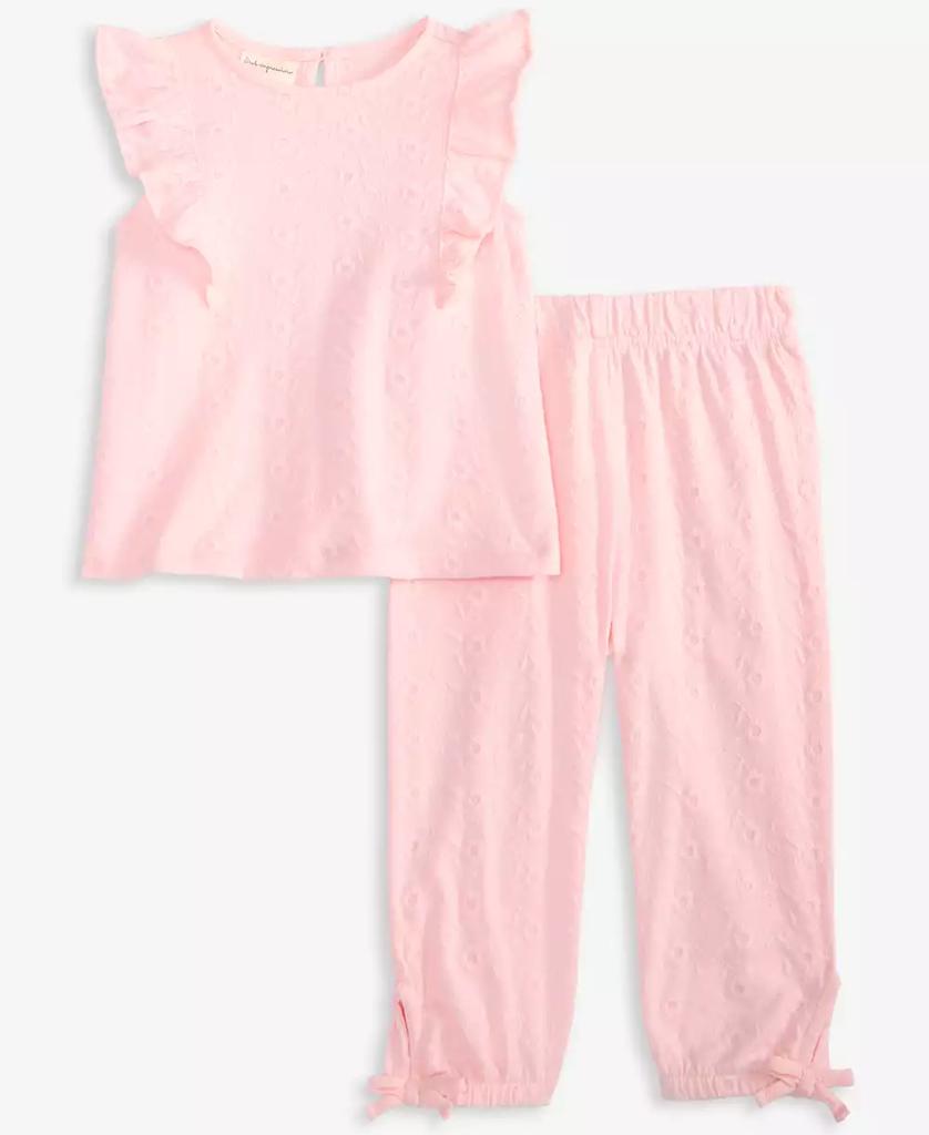 First Impressions Baby Girls 2-Pc. Eyelet Top & Pants Set, Exclusively at Macy's