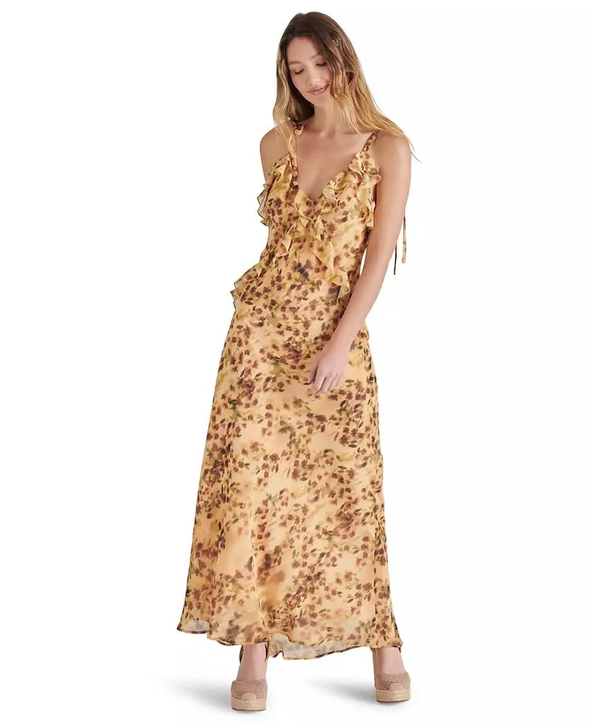 Steve Madden Women's Adalina Ruffle-Trim Chiffon Dress 4