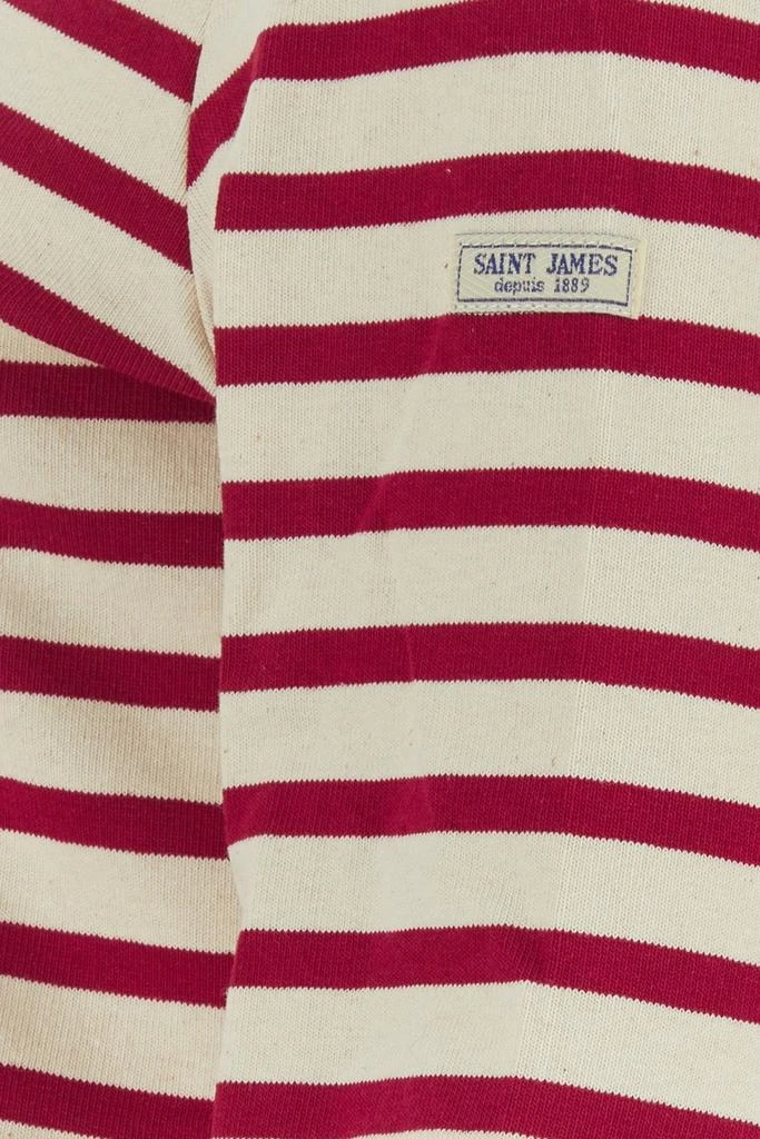 Saint James Embroidered cotton t-shirt 2