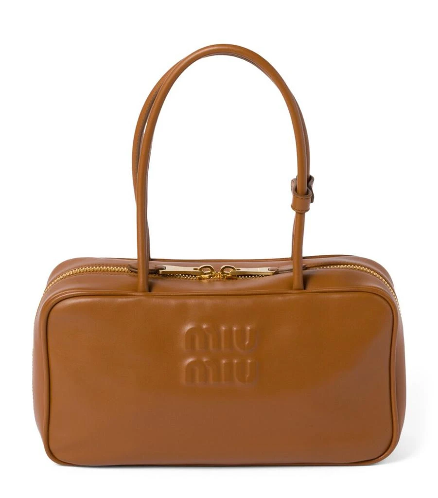 Miu Miu Leather Beau Top-Handle Bag 1