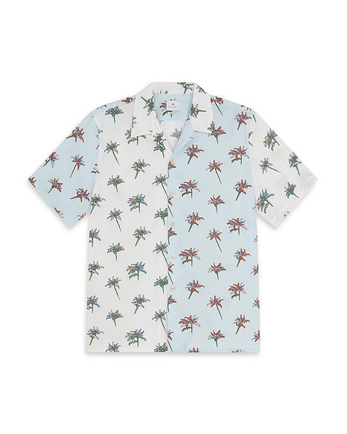 Paul Smith Mix Up Print Regular Fit Short Sleeve Shirt
