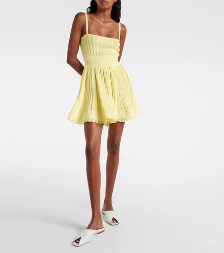 Alaïa Leather peep-toe mules 2
