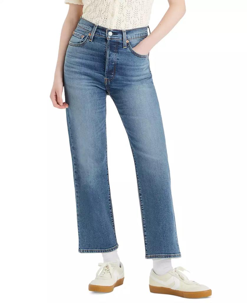 Levi's Women's Ribcage High Rise Straight Ankle Jeans