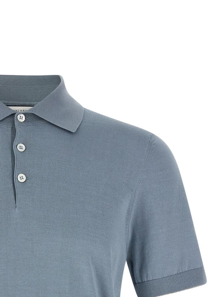 Brunello Cucinelli Short-Sleeved Polo Shirt – On Sale Now with Up