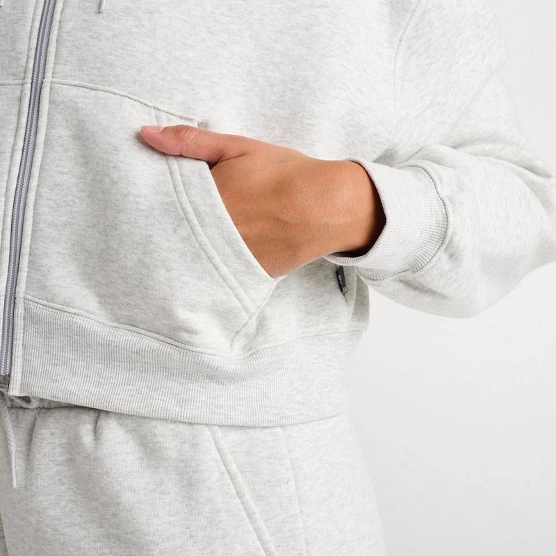 New Balance Women's New Balance Tone Crop Full-Zip Hoodie 6