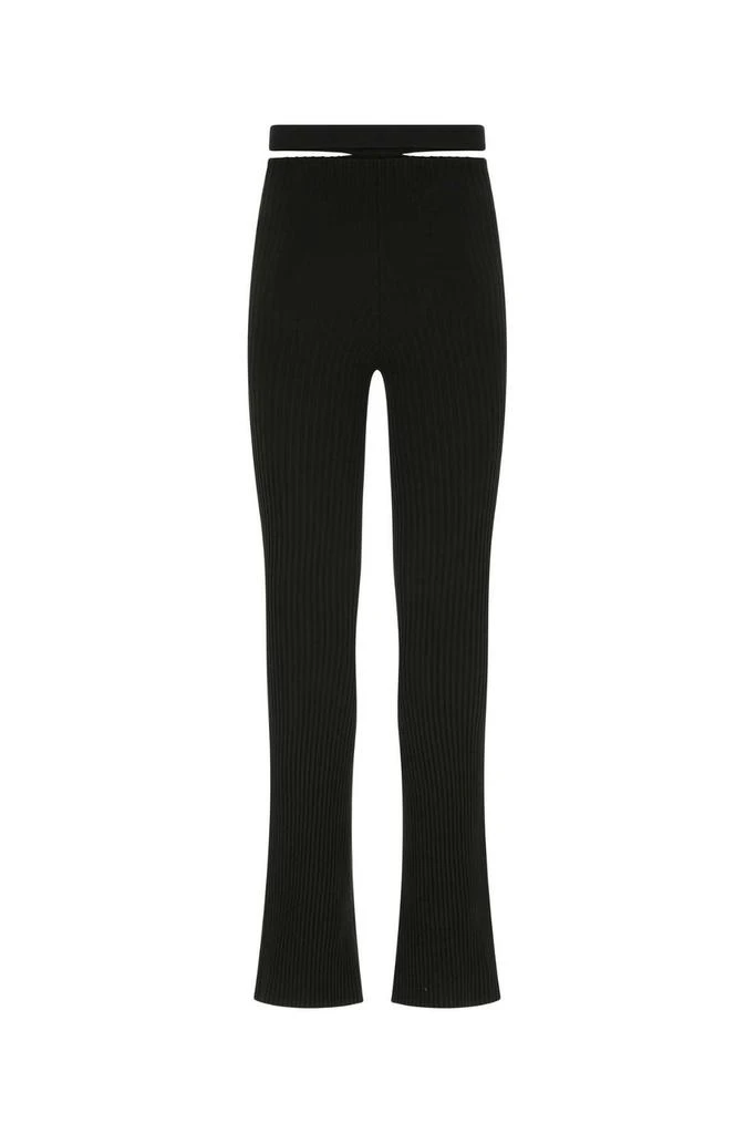 ANDREA ADAMO Andrea Adamo Cut-Out Detailed Knitted Trousers 2
