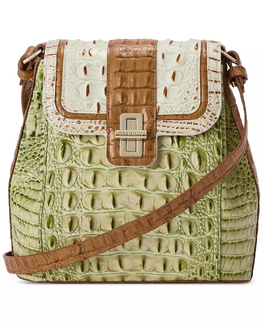 Brahmin Margo Azurine Small Leather Crossbody 1