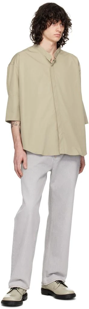 AMI Green Oversized Shirt 4