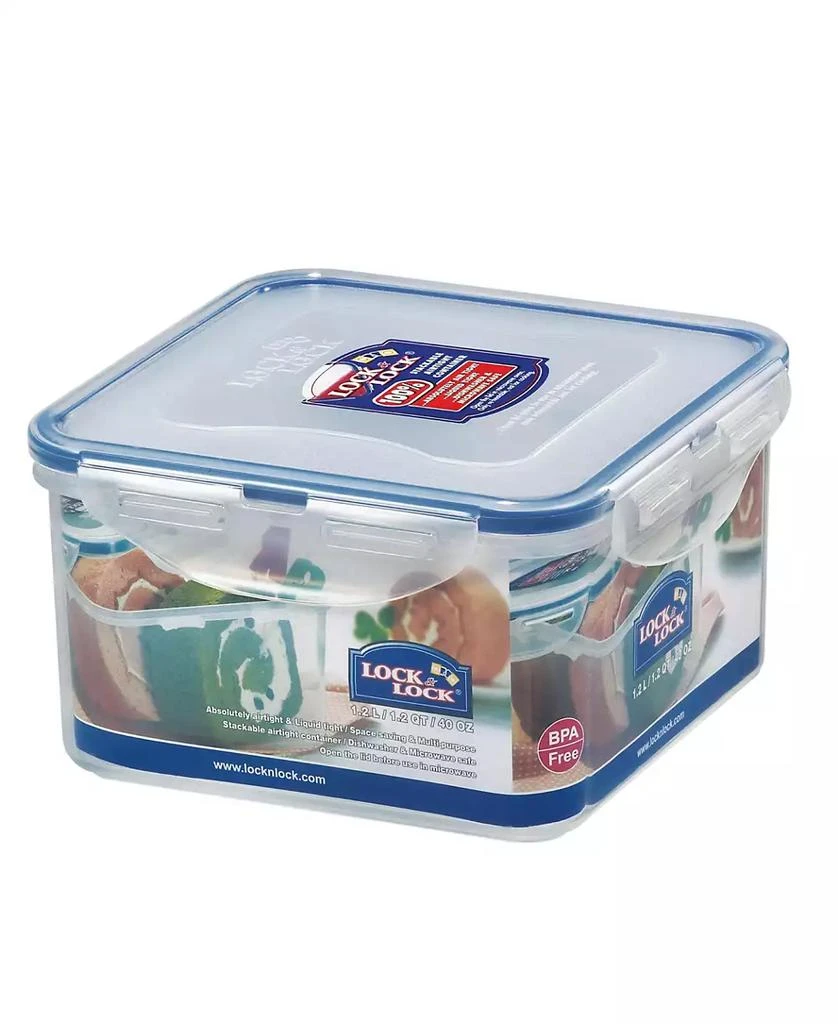 Lock & Lock Easy Essentials Square 41-Oz. Food Storage Container, Set of 4 3