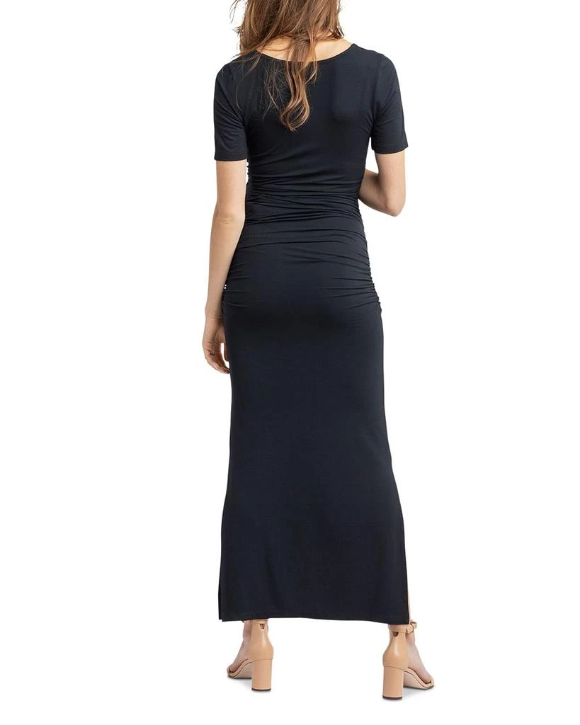Nom Maternity Hugo Ruched Maxi Dress 2
