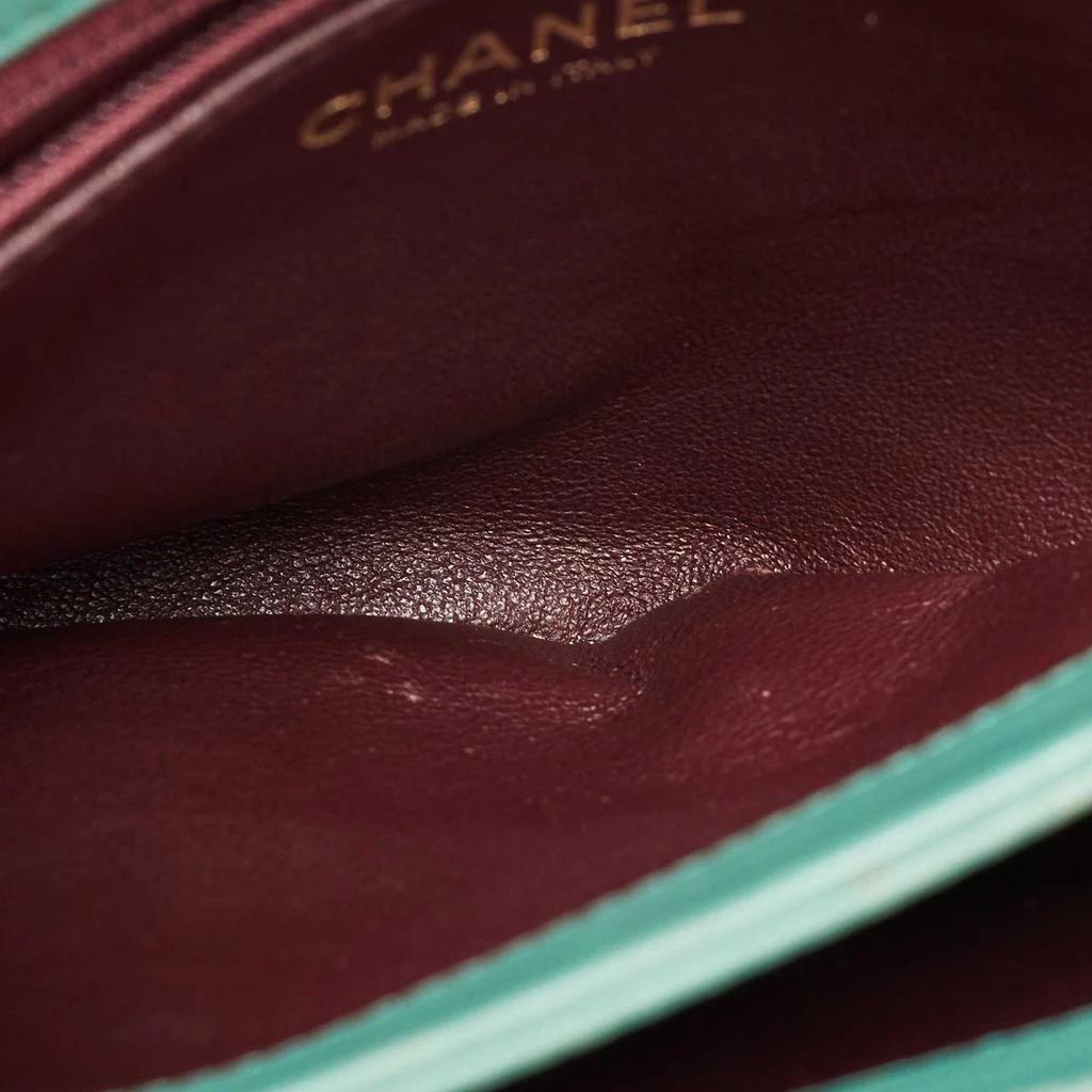 Chanel Chanel Aqua Green Quilted Leather Small Trendy CC Flap Bag 16