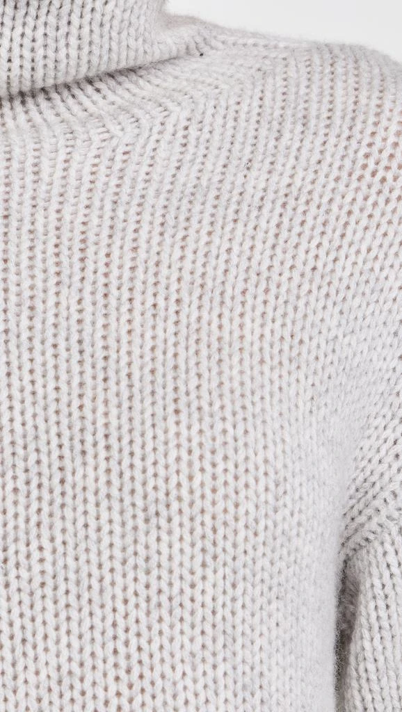 Sablyn Crop Turtleneck Cashmere Sweater 5