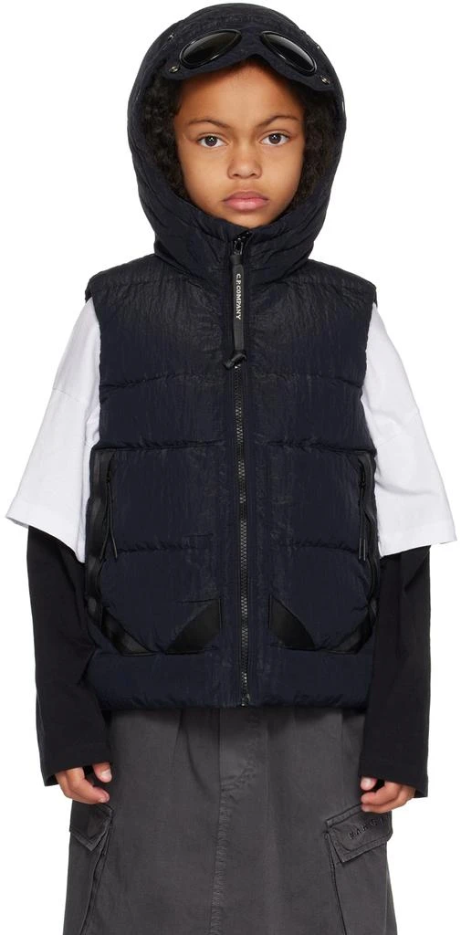 C.P. Company Kids Kids Black U16 Saint-Peter Goggle Vest