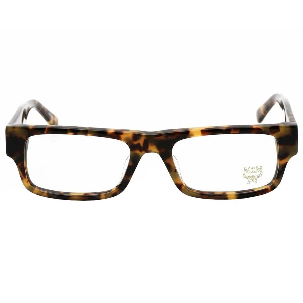 MCM MCM Women's Eyeglasses - Havana Rectangular Zyl Frame Clear Demo Lens | MCM2717 214 2