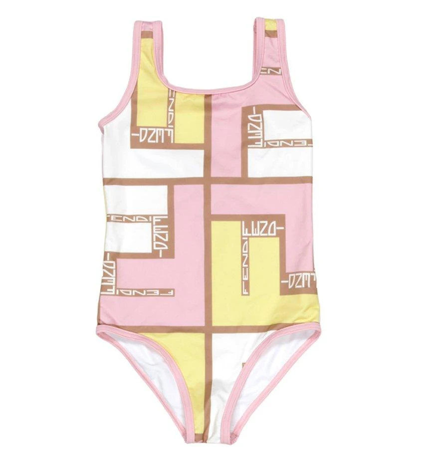Fendi Fendi Kids FF-Printed One-Piece Swimsuit 1