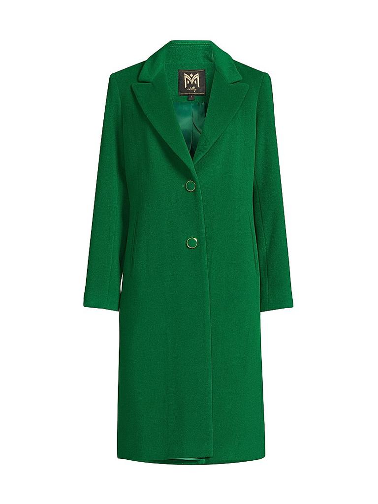 Shop Wool-Blend Single-Breasted Coat on Sale at BeyondStyle