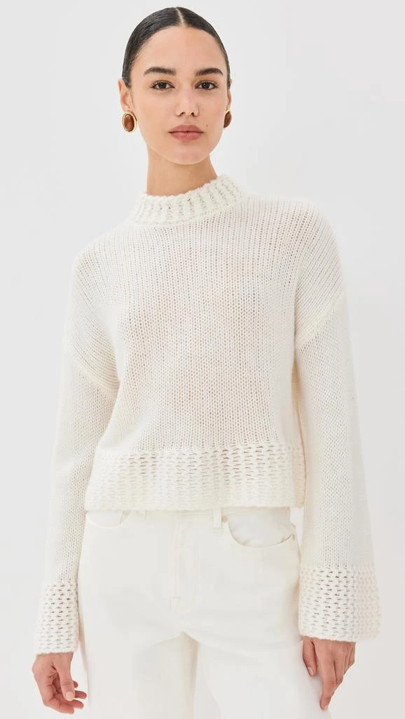 Sablyn Phoenix Bell Sleeve Crewneck Cashmere Pullover 6