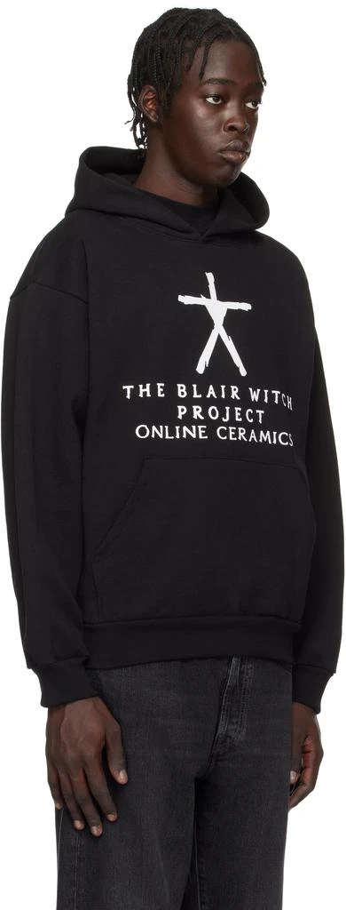 Online Ceramics Black 'The Blair Witch' Logo Hoodie 2