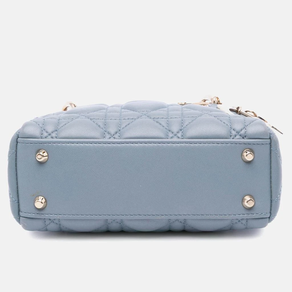 Dior Dior Blue Mini Lambskin Cannage Lady Dior 3