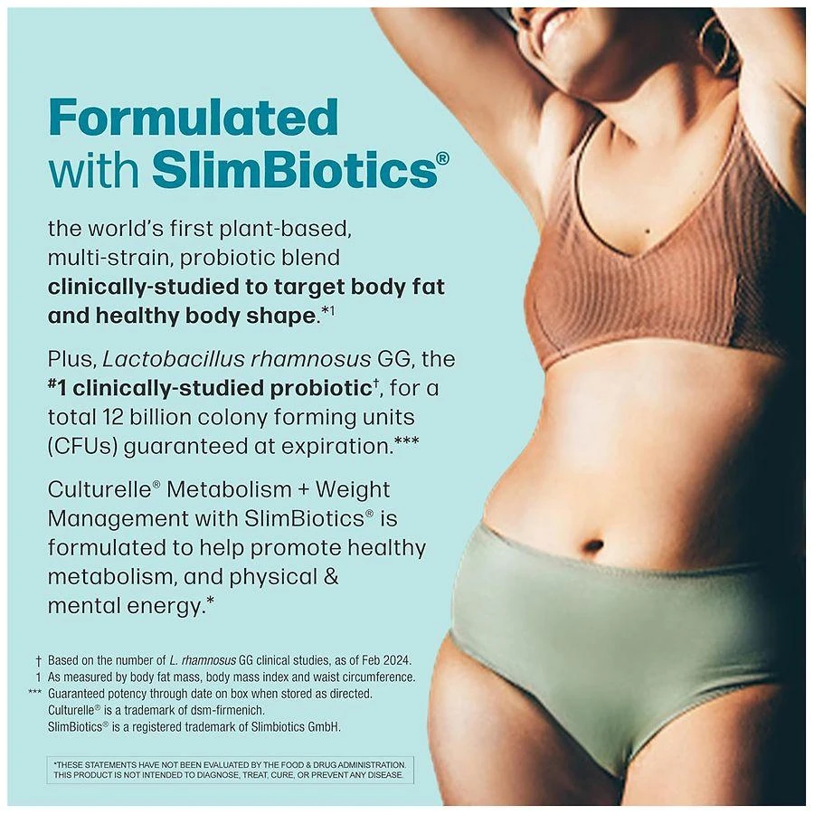 Culturelle Metabolism + Weight Management With Slimbiotics Capsules 9