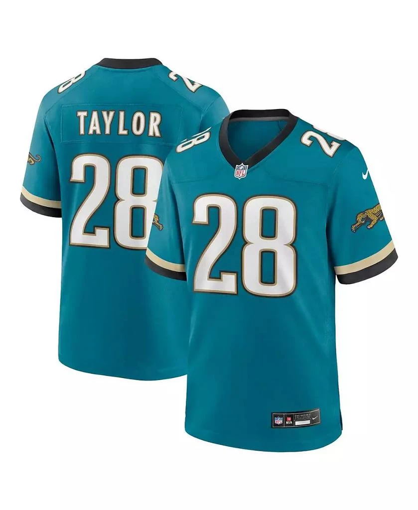 NIKE Men's Fred Taylor Teal Jacksonville Jaguars Prowler Throwback Retired Player Game Jersey 1