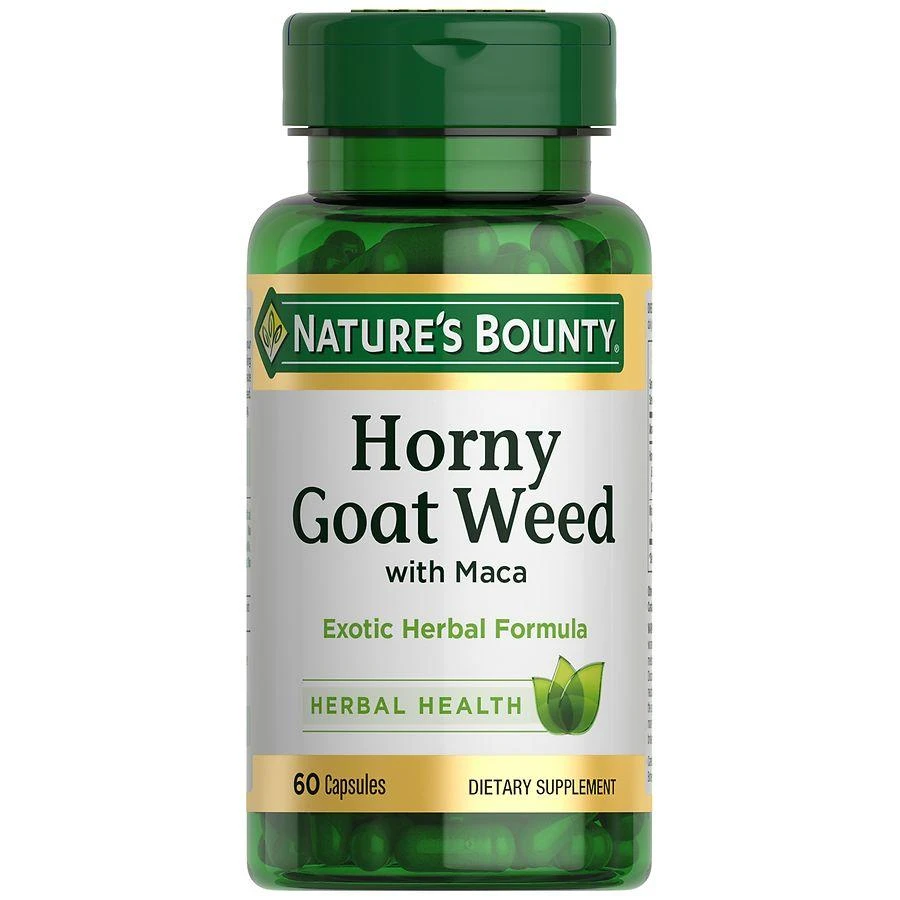 Nature's Bounty Horny Goat Weed with Maca Capsules 1