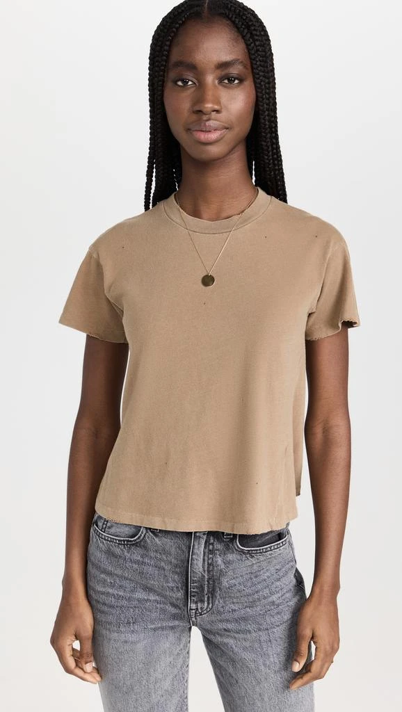 MADEWORN ROCK Crop Solid Tee 1