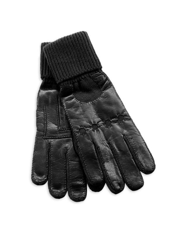 Portolano Leather & Merino Wool Gloves