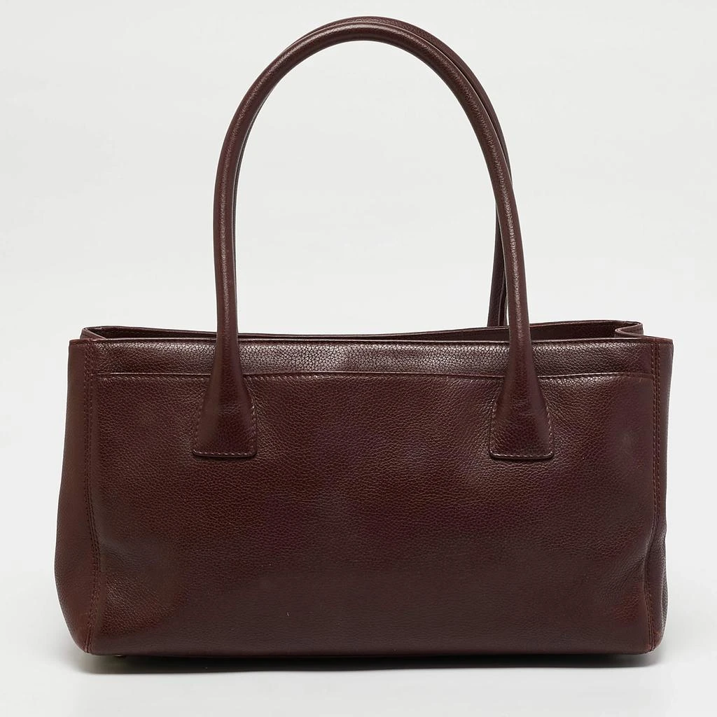 Chanel Chanel Burgundy Leather Small Cerf Shopper Tote 4