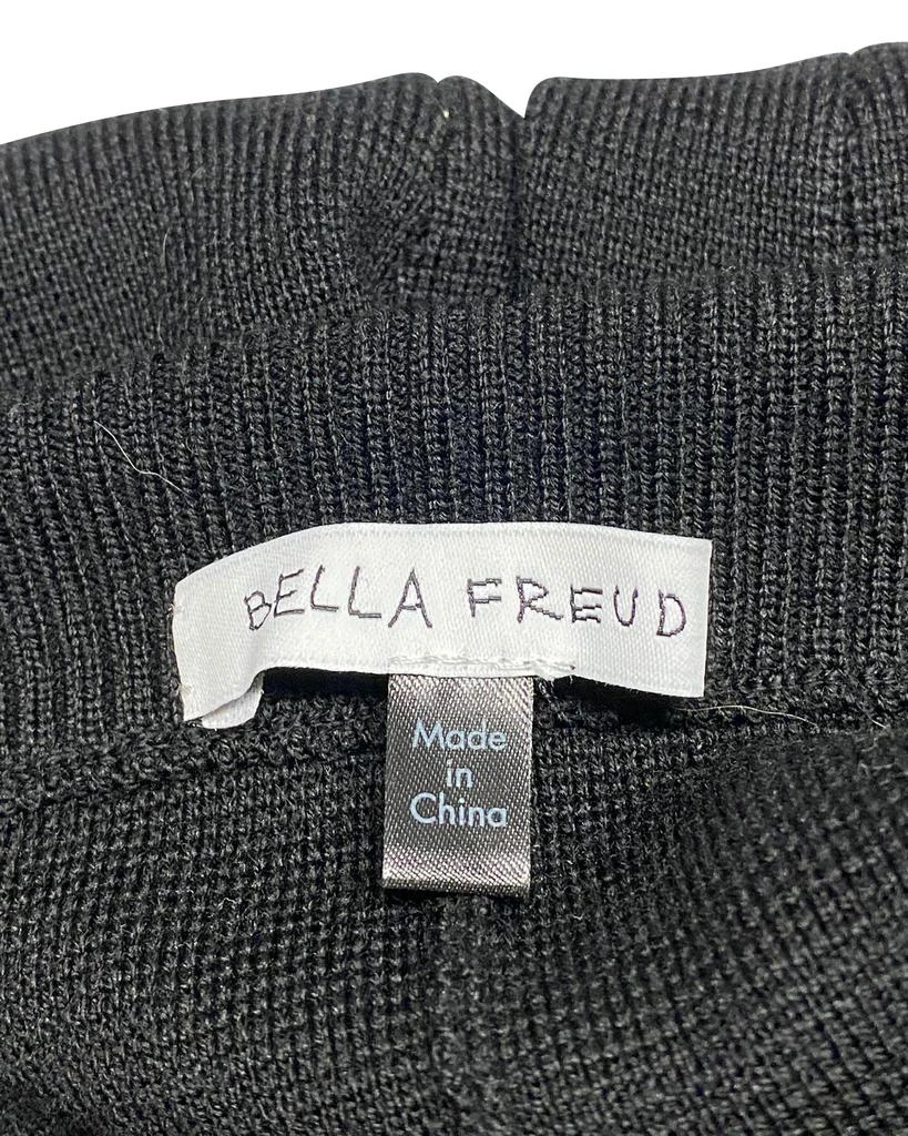 Bella Freud Wool Pants in Black Cotton 5