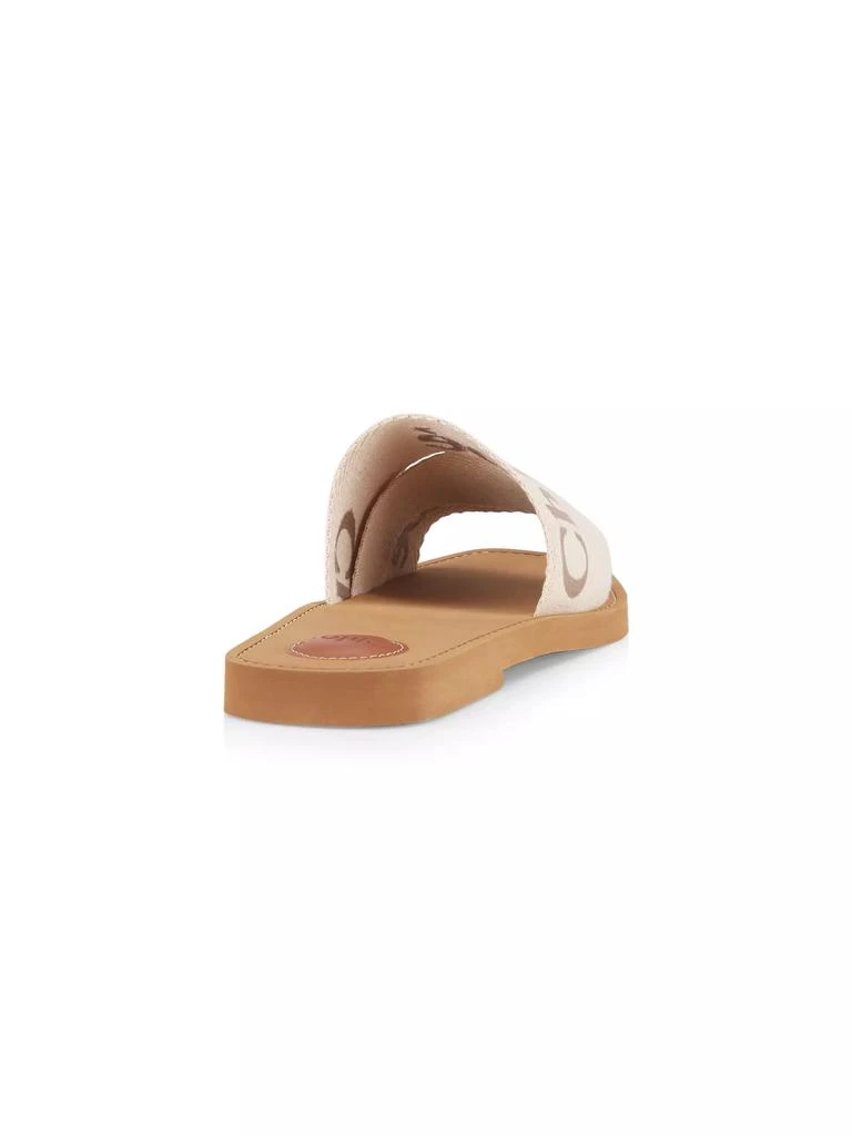 Chloé Woody Logo Slide Sandals 3