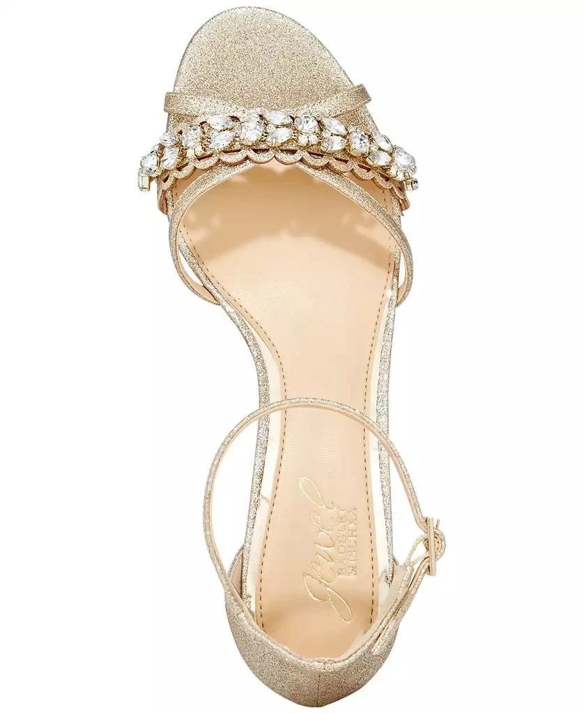 Badgley Mischka Women's Giona Block Heel Evening Sandals 4