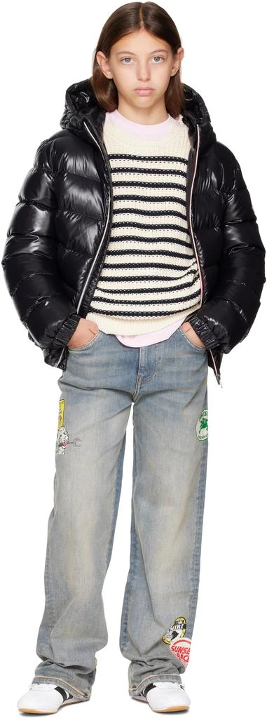 Moncler Big Kids Black New Aubert Hooded Down Jacket 5