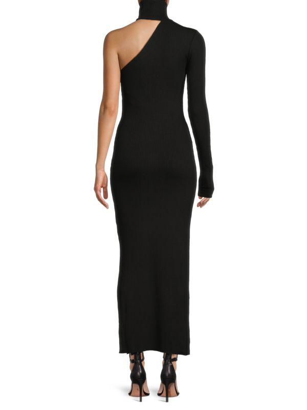 The Range Turtleneck Slit Maxi Dress