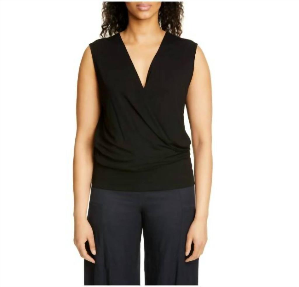 Zero Zero + Maria Cornejo - Jazmin Jersey Slim Wrap Tank Top