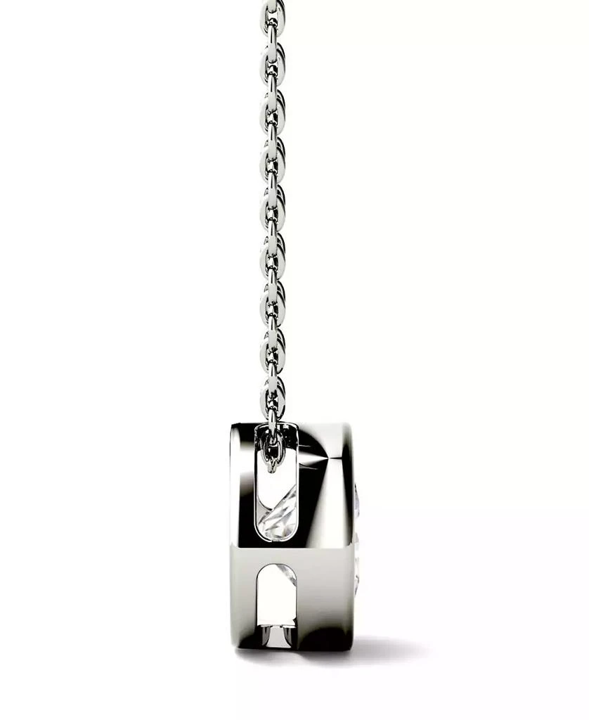 Charles 
Colvard Moissanite Bezel Solitaire Pendant (1 ct. t.w. Diamond Equivalent) in 14k White or Yellow Gold 2