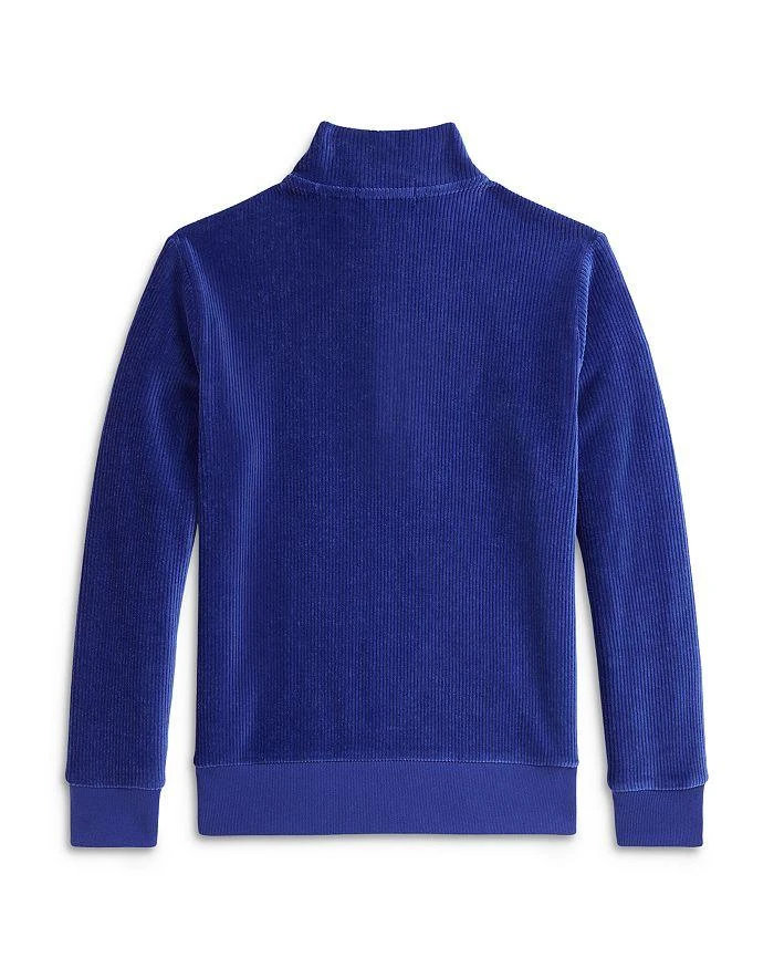 Ralph Lauren Boys' Knit Corduroy Quarter Zip Pullover - Big Kid 2