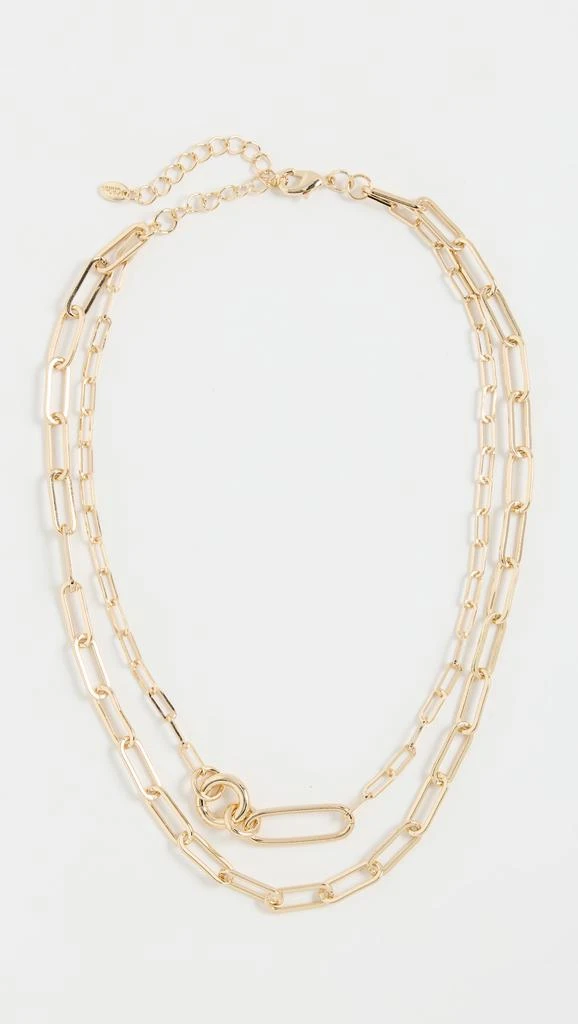 Argento Vivo Link with Elongated Toggle Layer Necklace 1