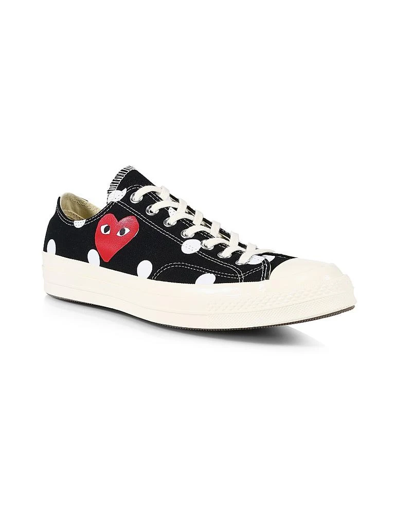 Comme des Garcons CdG PLAY x Converse Men's Chuck Taylor All Star Polka Dot Low-Top Sneakers 2