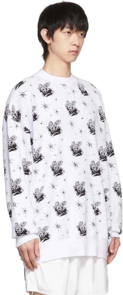 We11done Black & White Monster Reversible Sweater 2
