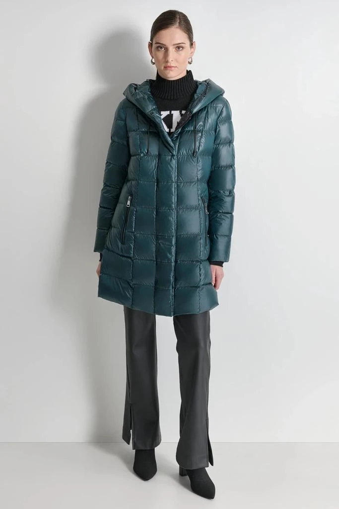 DKNY DOWN FILLED LONG PUFFER 1