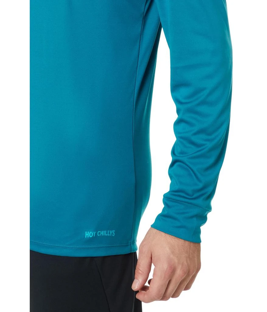 Hot Chillys Peach Skins Solid Zip-T 3